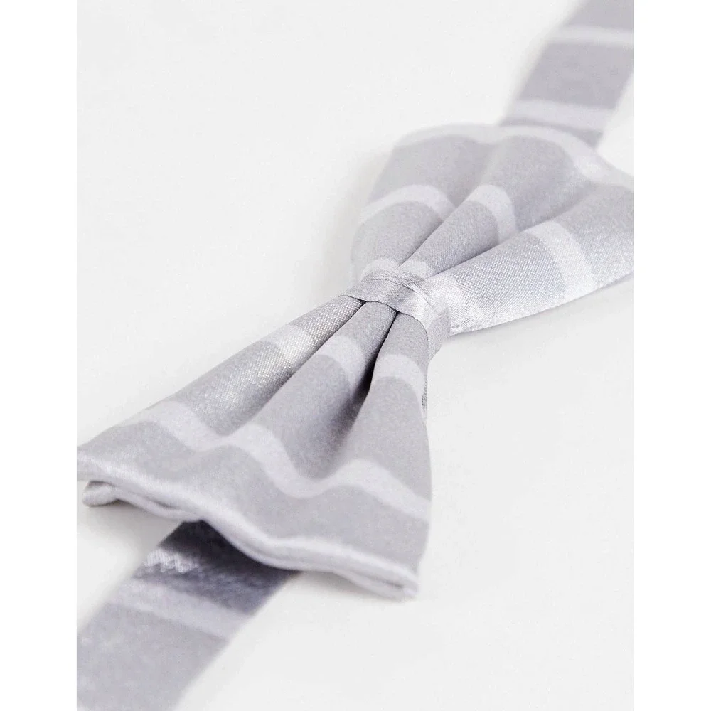 NWT Bolongaro Trevor Bow Tie in Stone MSRP $83